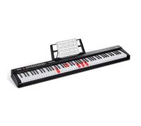 VEVOR Tastiera digitale per pianoforte a 88 tasti, tasti semi ponderati, tastiera elettrica portatile full size con altoparlanti integrati a 1000 toni, cuffie a pedale Sustain, Bluetooth MIDI USB per