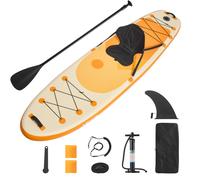 VEVOR Tavola da Paddle Gonfiabile con Sedile 304,8 x 83,8 x 15,2 cm Tavola da Paddle SUP Ultraleggera, con Accessori, Pompa, Pagaia, Pinna, Zaino, Guinzaglio per Caviglia, Cinghia, per Giovani Adulti