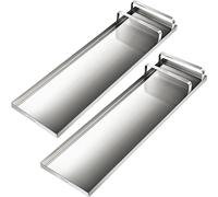 VEVOR Tavole Ginocchiere in Acciaio Inossidabile, Un Paio di Dimensioni 70 x 20 x 10/6 cm, con Ginocchiere Cuscinetti in EVA, Cursori del Ginocchio, Ginocchio Board in Cemento, per Finitura del 28-8 I