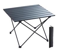 VEVOR Tavolino da Campeggio Spiaggia Pieghevole Portatile in Alluminio Massima capacità 30kg per Viaggio Escursione Picnic Pesca, Tavolino da Esterno Portatile 565 x 460 x 405 mm