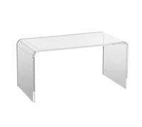 VEVOR Tavolino da Salotto in Acrilico Trasparente Tavolino da Soggiorno 813 x 401 x 414 mm, Tavolo da Ingresso Spessore 20 mm Portata max. 50 kg, Tavolino per Soggiorno Camera da Letto Balcone Caffè