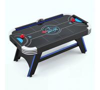 VEVOR Tavolo da Air Hockey Gioco a Tavolo 1,8m con Luce a LED Segnapunti per Sala Giochi, Arcade di Hockey ad Aria per Feste, Set Completo Accessori con Soffiatore, Sistema di Punteggio Elettronico