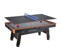 VEVOR Tavolo da Air Hockey Gioco a Tavolo 2m Ping-Pong e Biliardo in MDF Arcade Multifunzione, 2035 x 1095 x 812 mm, l'Intrattenimento, Feste, Sala Giochi, Set Completo di Accessori, Funzione 3-in-1