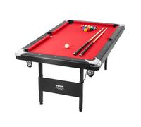 VEVOR Set da biliardo da 6,3 piedi tavolo biliardo portatile da sala giochi