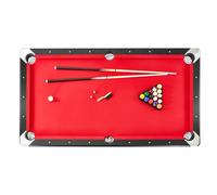 VEVOR Tavolo da Biliardo, Tavolo da Biliardo da 7 Piedi, Tavolo Pieghevole Salvaspazio, Set da Biliardo con Palline, Stecche, Gesso, Nero, Perfetto per la Sala Giochi di Famiglia per Bambini e Adulti