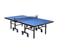 VEVOR Tavolo da Ping Pong Pieghevole in MDF per Interni, Tavolo da Ping Pong Portatile, con Rete a Morsetto Rapido e Ruote Bloccabili, Gioco da Ping Pong, Montaggio Facile, Piani del Tavolo da 25 mm