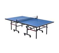 VEVOR Tavolo da Ping Pong Pieghevole in MDF per Interni, Tavolo da Ping Pong Portatile, con Rete a Morsetto Rapido e Ruote Bloccabili, Gioco da Ping Pong, Montaggio Facile, Piani del Tavolo da 18 mm