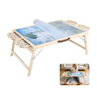 VEVOR Tavolo da Puzzle Pieghevole da 1500 Pezzi con Gambe Pieghevoli, 4 Cassetti e Coperchio, Set da Tavolo per Puzzle Standard in Legno 865 x 635 mm per Adulti, Facile da Riporre