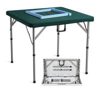 VEVOR Tavolo Mahjong Pieghevole a Metà Tavolo Carte Tessere Mahjong Set 3 Dadi