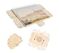 VEVOR Tavolo per Puzzle 1020 x 745 mm da 2000 Pezzi, Set da Tavolo per Puzzle Standard Portatili in Legno con 5 Cassetti e Coperchio, Anello di Base Rotante a 360° per Adulti, Facile da Riporre