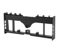 VEVOR Telaio Porta Forca per Pallet Minipala da 1150 mm, Carico 1814 kg, Ricevitore Attacco da 50,8 mm, Manicotti per Lancia, Compatibile con Trattori a Montaggio Rapido, Solo Telaio Senza Forche