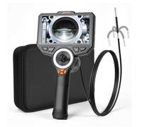 VEVOR Telecamera Endoscopica Articolata con Sonda da 3,9 mm e Luce, Rotazione a 360° in 4 Direzioni, Schermo IPS HD da 6'', Zoom 8x, Batteria da 7000 mAh, Cavo Impermeabile IP67, per Auto e Idraulica