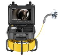 VEVOR Telecamera per Fognatura 30 m Telecamera Fognaria con Schermo 228,6 mm