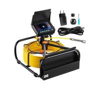 VEVOR Telecamera per Ispezione Tubi 30 m Endoscopio Scarichi Schermo 4,3'' con Luci LED Regolabili, Scheda SD da 16 GB, Zoom 3X, Video, Impermeabile IP68 per Condotte, Fognature, Impianti Idraulici