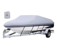VEVOR Telo Copri barca Ricovero Lunghezza 518cm-579cm, Telo Copri Barca Tessuto Oxford 210D, Telo Impermeabile copri imbarcazione, Larghezza Fino 259cm, Telo Copertura per Varie Tipologie di Barche