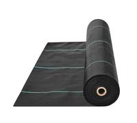VEVOR Telo Pacciamante Anti Erbacce 1,2x91,4 m Geotessile Tessuto Anti-Ricrescita delle Erbacce sotto Ghiaia 108 g/m², Telo PP Permeabile Resistente agli Strappi per Paesaggistica, Copertura Terreno