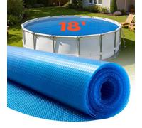 VEVOR Telo Termico per Piscina Rotonda da 5486 mm, Coperta Solare per Piscine con Doppio Strato d'Aria Termoisolante per Piscine, Assorbimento del Calore Diurno, Ritenzione del Calore Notturno