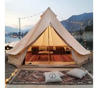 VEVOR Tenda a Campana in Tela 7m per Campeggio BBQ Familiare con Foro per Stufa