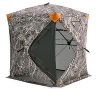 VEVOR Tenda da Caccia Pop-up per Cervo, Tenda da Caccia a 270° per 1-2 Persone con Borsa per Il Trasporto, Tenda da Caccia Portatile Resiliente, Rete Trasparente Unidirezionale Caccia Tacchino Cervo