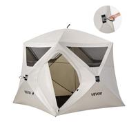 VEVOR Tenda da Campeggio per Esterno, Tenda a Cabina Istantanea Pop-up per 4 Persone con Finestre in Rete, Ventilazione Migliorata, con Borsa per il Trasporto, per Escursionismo Vacanze in Famiglia