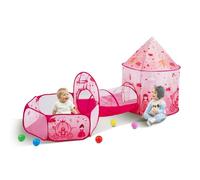 VEVOR Tenda da Gioco per Bambini con Tunnel Neonati Bambini, Casetta da Gioco Pop Up per Interni/Esterni con Borsa per il Trasporto e Cinghie come Regalo di Compleanno, Colore Magenta