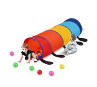 VEVOR Tenda da Gioco per Bambini, Tunnel Giocattolo per Gattonare, Regalo Pieghevole, Tunnel da Gioco per Interni ed Esterni, Multicolore