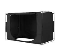VEVOR Tenda da Letto, Tessuto Pongee, Tenda Traspirante a 2 Porte con Pali in Fibra da 9,3 mm, Baldacchino Letto Oscurante al 70% di Dimensioni Standard, 190 x 99 x 119 cm per Bambini e Adulti
