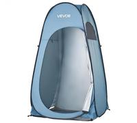 VEVOR Tenda da Doccia Pop-Up 1194 x 1194 x 1905 mm Tenda da Spogliatoio Portatile con Borsa da Doccia, Picchetti, Borsa per il Trasporto, Poliestere 190T con Rivestimento Argentato, Montaggio Rapido