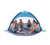 VEVOR Tenda da Spiaggia Pop Up per Mare per 6 Persone, Tenda da Sole Portatile con Borsa per il Trasporto e Ancoraggi a Terra, Ombrellone da Spiaggia Leggero per Campeggio, Pesca, Picnic