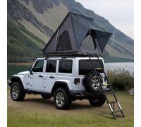 VEVOR Tenda da tetto rigida con guscio rigido, per 2-3 persone, con scala telescopica, materasso spesso, impermeabile e antivento, per Jeep, SUV, furgone, pick-up