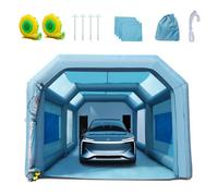 VEVOR Tenda Verniciatura a Spruzzo Gonfiabile 2 Ventilatori Tessuto Oxford 210D