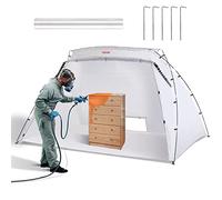 VEVOR Tenda di Verniciatura a Spruzzo Portatile Oxford 210D Fibra di Vetro 3mx2m