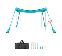 VEVOR Tenda Parasole da Spiaggia Portatile UPF 50+ da Campeggio Viaggio Verde