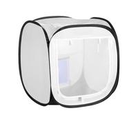 VEVOR Tenda per Cabina di Verniciatura a Spruzzo Portatile Area Lavoro 40,5x40,5x43 cm, Tenda per Verniciatura a Spruzzo Cabina Pieghevole Pop-up per Modelli Piccoli, Vasi, Sculture, Fai-da-te