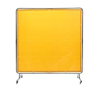 VEVOR tenda per saldatura 1,8x1,8 m tenda di protezione per saldatura in vinile ignifugo parete di protezione per saldatura con 4 ruote girevoli e coperta per saldatura con protezione UV a 6 livelli