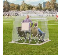 VEVOR Tenda Sportiva Capienza ca. 2-4 Persone, Tenda Istantanea Resistente alle Intemperie, Tenda a Bolle da Esterno con Visione Chiara, Riparo alle Intemperie per Calcio, Eventi Sportivi, Pesca