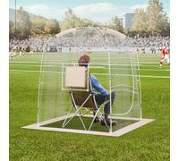 VEVOR Tenda sportiva per 1 persona, resistente alle intemperie, per esterni, con visione chiara, copertura climatizzata per calcio, calcio, calcio, softball e altri eventi sportivi, sfilate