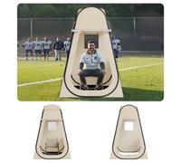 VEVOR Tenda Sportiva Pop-Up, a Bolle Trasparente da 120 x 120 cm per 1 Persona, Capsula Impermeabile per Esterni con Tappetino e Copertura Superiore, Tenda a Cupola Igloo da Giardino