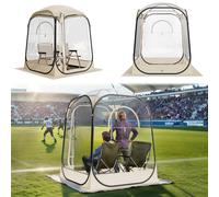 VEVOR Tenda Sportiva Pop-Up a Bolle Trasparente da 127 x 127 cm 1 Persona
