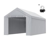 VEVOR Tendalino di ricambio per posto auto coperto parete laterale 10x20ft, impermeabile e protetto dai raggi UV, bianco (telaio non incluso)