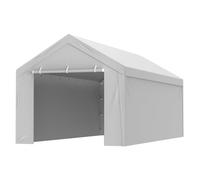 VEVOR Tendalino di ricambio per posto auto coperto parete laterale 10x20ft, impermeabile e protetto dai raggi UV, bianco (telaio non incluso)