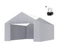 VEVOR Tendalino di ricambio per posto auto coperto - Parete laterale 15' x 20' impermeabile e protetto dai raggi UV, facile installazione con elastici a sfera (parte superiore e telaio non inclusi)