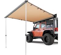 VEVOR Tendalino Laterale per Auto Retrattile 2x2,5 m, Tenda da Sole Retrattile PU3000 mm UV50+ Impermeabile, Tendalino Laterale/Posteriore per Camion SUV Furgoni Camper da Campeggio Escursione Viaggio
