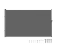 VEVOR Tende da Sole 180 x 300 cm Paravento Laterale Frangivento Estensibile Protezione da Sole da Giardino Tendalino Ideale per Spazi Esterni Schermo da Patio Retrattile Grigio