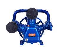 VEVOR Testa Pompa del Compressore d'Aria 10 HP 17,5 CFM a 90 PSI, Testa della Pompa del Compressore d'Aria Lubrificata a Olio 3 Cilindri, Sostituzione Pompa Compressore d'Aria Pressione max. 185PSI