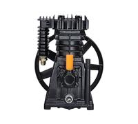VEVOR Testa Pompa del Compressore d'Aria 3HP 5,8 CFM a 90 PSI, Testa Pompa del Compressore d'Aria 2 Cilindri, Testa della Pompa Stadio Singolo con Pressione max. 116 PSI, Testa Pompa Flusso 164L/min