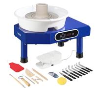 VEVOR Tornio da Vasaio Formatura Ceramica 25 cm, Macchina Rotante