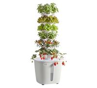VEVOR Torre Idroponica 30 Fori, Sistema di Coltivazione per Piante Erbe Aromatiche Frutta Verdure Lampada LED per Coltivazione Crescita 35x35x87 cm, Torre Idroponica Serbatoio 20 Litri