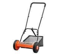 VEVOR Tosaerba a Spinta Manuale Larghezza Taglio 350mm Altezza Regolabile Prato