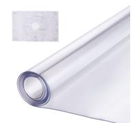 VEVOR Tovaglia di Plastica 1219x1219mm Spessore 1,5 mm Copertura Trasparente Protezione per Tavolo Tovaglia Impermeabile Facile da Pulire per Tavolo da Ufficio Tavolo da Pranzo Comodino